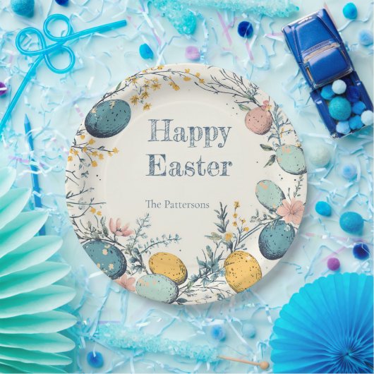 Elegantes Eiergebirgserlebnis Pappteller (Party)