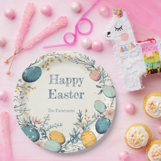 Elegantes Eiergebirgserlebnis Pappteller (Party)