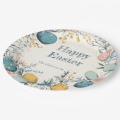 Elegantes Eiergebirgserlebnis Pappteller (Schrägansicht)