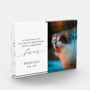 Elegantes Einfaches Beileid Unterkunft Fotoblock