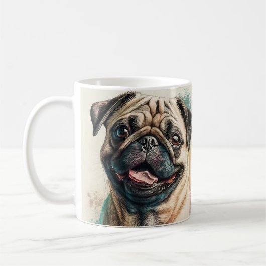 Elegantes einfaches benutzerdefiniertes einfaches kaffeetasse (Links)