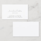 Elegantes, einfaches, Beruflich modernes Template Visitenkarte (Vorne/Hinten)