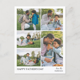 Elegantes einfaches Best Vater Ever Fathers Day Fo Feiertagspostkarte