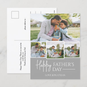 Elegantes einfaches Best Vater Ever Fathers Day Fo Feiertagspostkarte