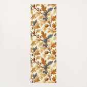 Elegantes einfaches Blumenmuster Yogamatte (Rückseite)