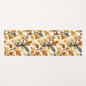 Elegantes einfaches Blumenmuster Yogamatte (Vorderseite (Horizontal))