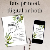 Elegantes einfaches Brautparty Einladung