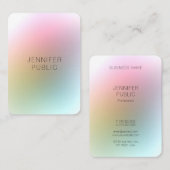 Elegantes, einfaches Design, farbenfroh und modern Visitenkarte (Vorne/Hinten)