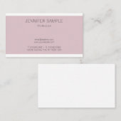 Elegantes einfaches Design Modernes, Schlichtes Be Visitenkarte (Vorne/Hinten)