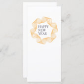 Elegantes, einfaches Design von "Happy New Year" (Vorne/Hinten)