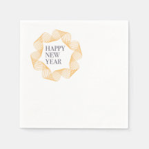 Elegantes, einfaches Design von "Happy New Year"