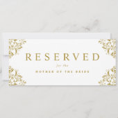 Elegantes einfaches Gold-Hochzeitssymbol (Rückseite)