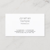Elegantes, einfaches grafisches Design Beruflich t Visitenkarte (Rückseite)