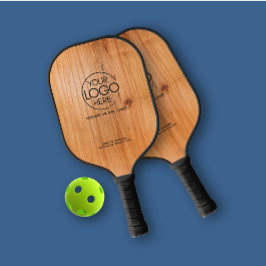 Elegantes einfaches Logo Golden Wood Personal Pickleball Schläger