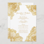 Elegantes einfaches menükarte (Vorne/Hinten)