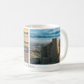 Elegantes einfaches, minimales Script-Personalisie Kaffeetasse (VorderseiteRechts)