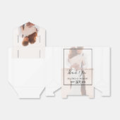 Elegantes Einfaches Minimalistisches Foto Hochzeit Geschenkschachtel (Ungefaltet)