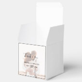 Elegantes Einfaches Minimalistisches Foto Hochzeit Geschenkschachtel (Geöffnet)