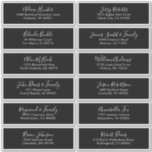 Elegantes, einfaches Minimalistisches, modernes Ad Aufkleber<br><div class="desc">Einfach zu personalisieren,  Namen und Adressen / individuelle Hochzeitsadressen Etikettenaufkleber für Gäste.</div>