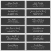 Elegantes, einfaches Minimalistisches, modernes Ad Aufkleber (Vorderseite)