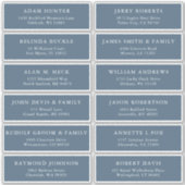 Elegantes, einfaches Minimalistisches, modernes Ad Aufkleber (Vorderseite)