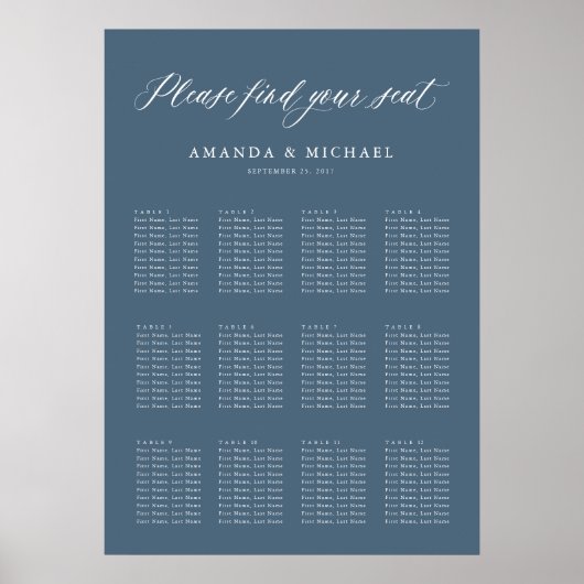 Elegantes, einfaches Minimalistisches, modernes Si Poster (Vorne)