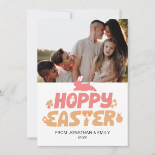 Elegantes einfaches modernes Muster Frohe Ostern F Feiertagskarte