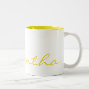 elegantes einfaches modernes schickes modisches zweifarbige tasse