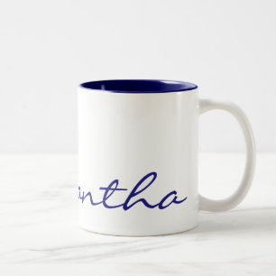 elegantes einfaches modernes schickes modisches zweifarbige tasse