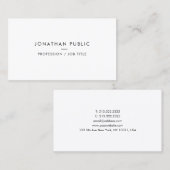 Elegantes einfaches, modernes Template Beruflich Visitenkarte (Vorne/Hinten)