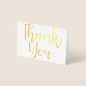 Elegantes einfaches modernes traditionelles Gold V Folienkarte (Vorderseite)