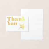 Elegantes einfaches modernes traditionelles Gold V Folienkarte (Anzeige)