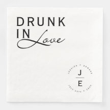 Elegantes einfaches Monogramm Modernes Chic Minima