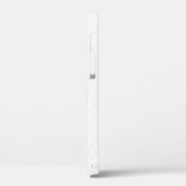 Elegantes Einfaches Terrazzo Steingrau Bezeichnung Case-Mate iPhone Hülle (Rückseite / Links)