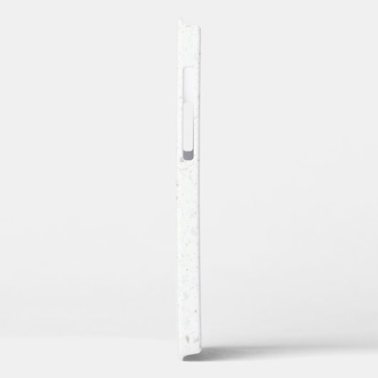 Elegantes Einfaches Terrazzo Steingrau Bezeichnung Case-Mate iPhone Hülle (Rückseite / Links)