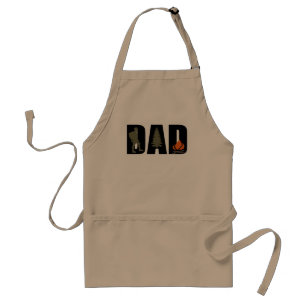 Elegantes einfaches Vatertagsgeschenk Wandern Camp Schürze
