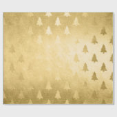 Elegantes, einfaches Weihnachtsbaummuster Geschenkpapier (Flach)
