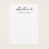 Elegantes, einfaches weißes Netzklassendisplay (Vorderseite)