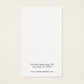 Elegantes, einfaches Weißes Ohrring-Display (Rückseite)