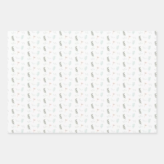 Elegantes einfaches Wrapping Paper | Stilvolle Ges Geschenkpapier Set (Vorderseite 3)