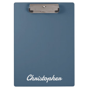 Elegantes einfarbiges minimalistisches Design Klemmbrett