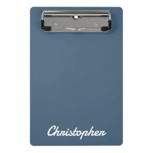 Elegantes einfarbiges minimalistisches Design Mini Klemmbrett