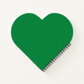 Elegantes einfarbiges minimalistisches Design Notizblock (Rückseite)