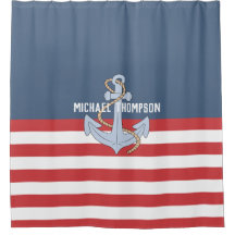 Elegantes eingradiges Strandhaus Anchor Streifen M