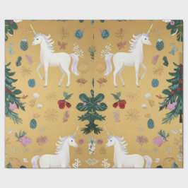 Elegantes Einhorn-Geschenkpapier  Geschenkpapier