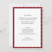 Elegantes Einladung (Rückseite)