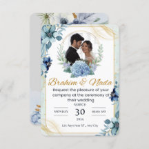 Elegantes Einladungs-Design für Hochzeiten