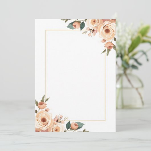 Elegantes Einladungsdesign Einladung (Stehend Vorderseite)