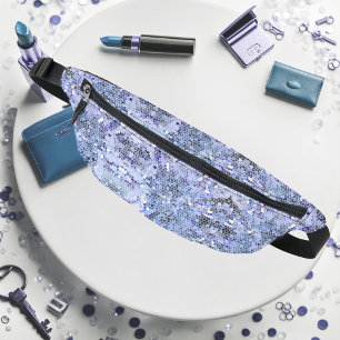 Elegantes, eisblaues Mosaik, modern Bauchtasche