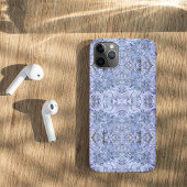 Elegantes, eisblaues Mosaik, modern Case-Mate iPhone Hülle